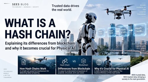 What Is a Hash Chain? Explaining Key Differences from Blockchain and Why It Matters for Physical AI [2026 Edition]