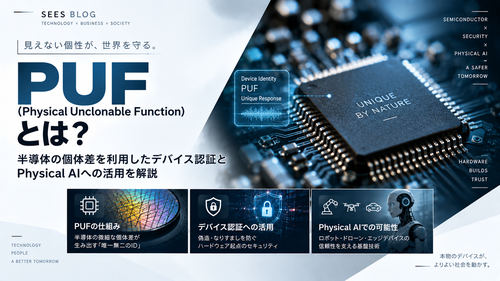 PUF（Physical Unclonable Function）とは？半導体の個体差を利用したデバイス認証とPhysical AIへの活用を解説